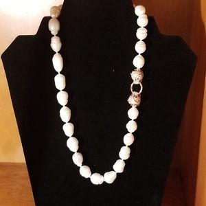 Baroque 20" white 12-14MM south sea pearl necklace